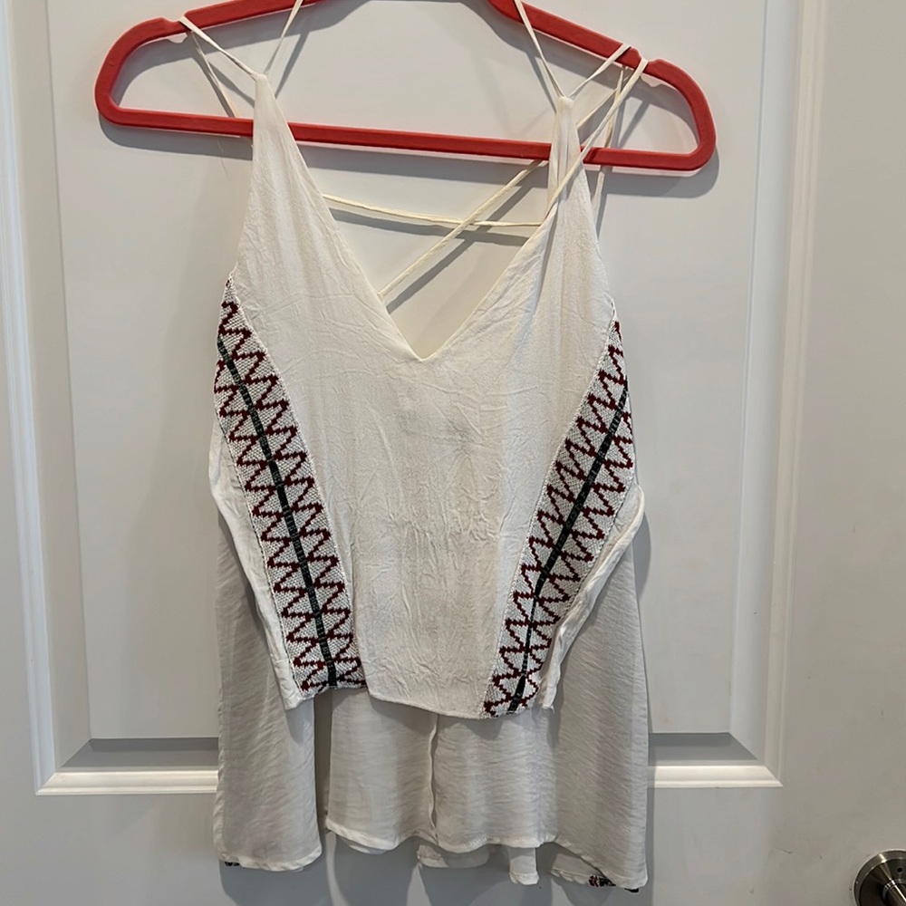 Zara Embroidered Camisole